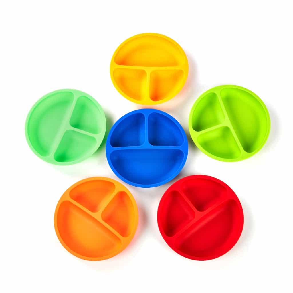 2019 New Customizable Printed High Quality Baby Silicone Placemat for