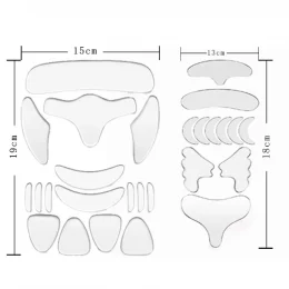 insilicone reusable silicone wrinkle patches for face & chest