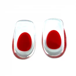 insilicone liquid silicone heel cups red top