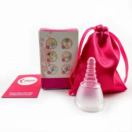insilicone threaded menstrual cup kit